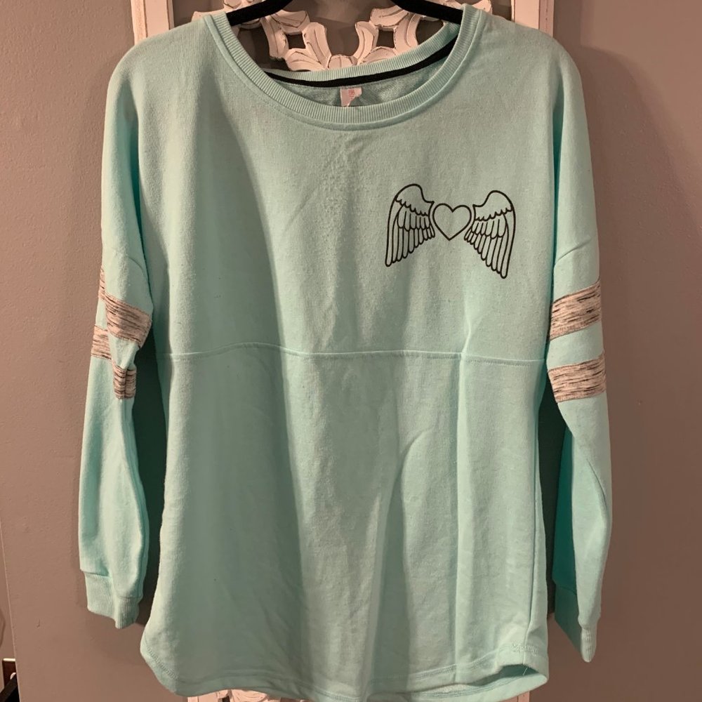Blue long sleeve shirt